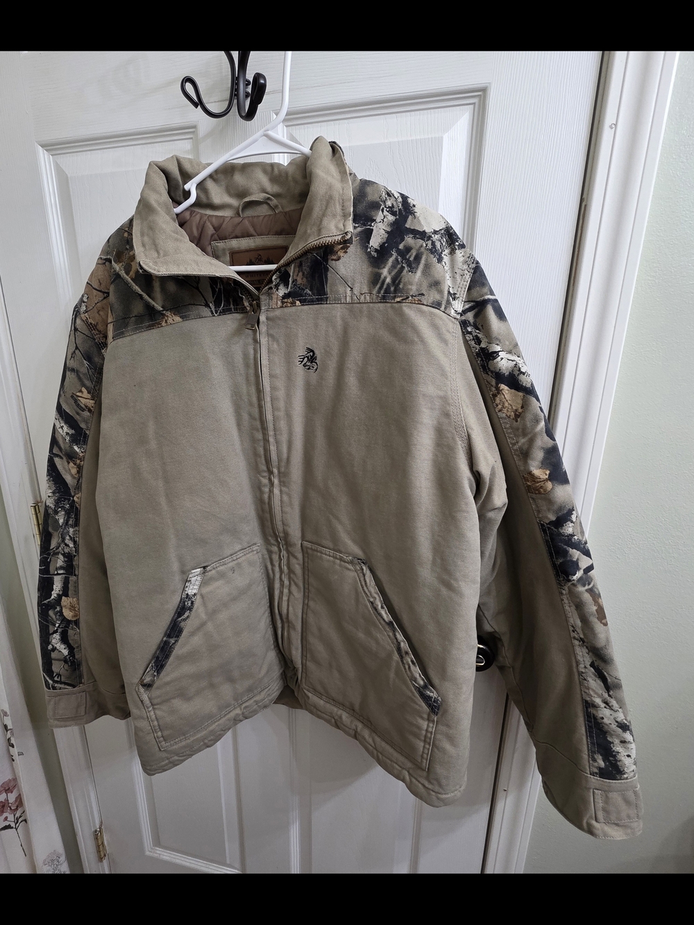 Legendary Whitetails Khaki Jacket with Camouflage Accents
